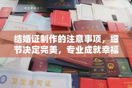 关岭结婚证制作的注意事项，细节决定完美，专业成就幸福